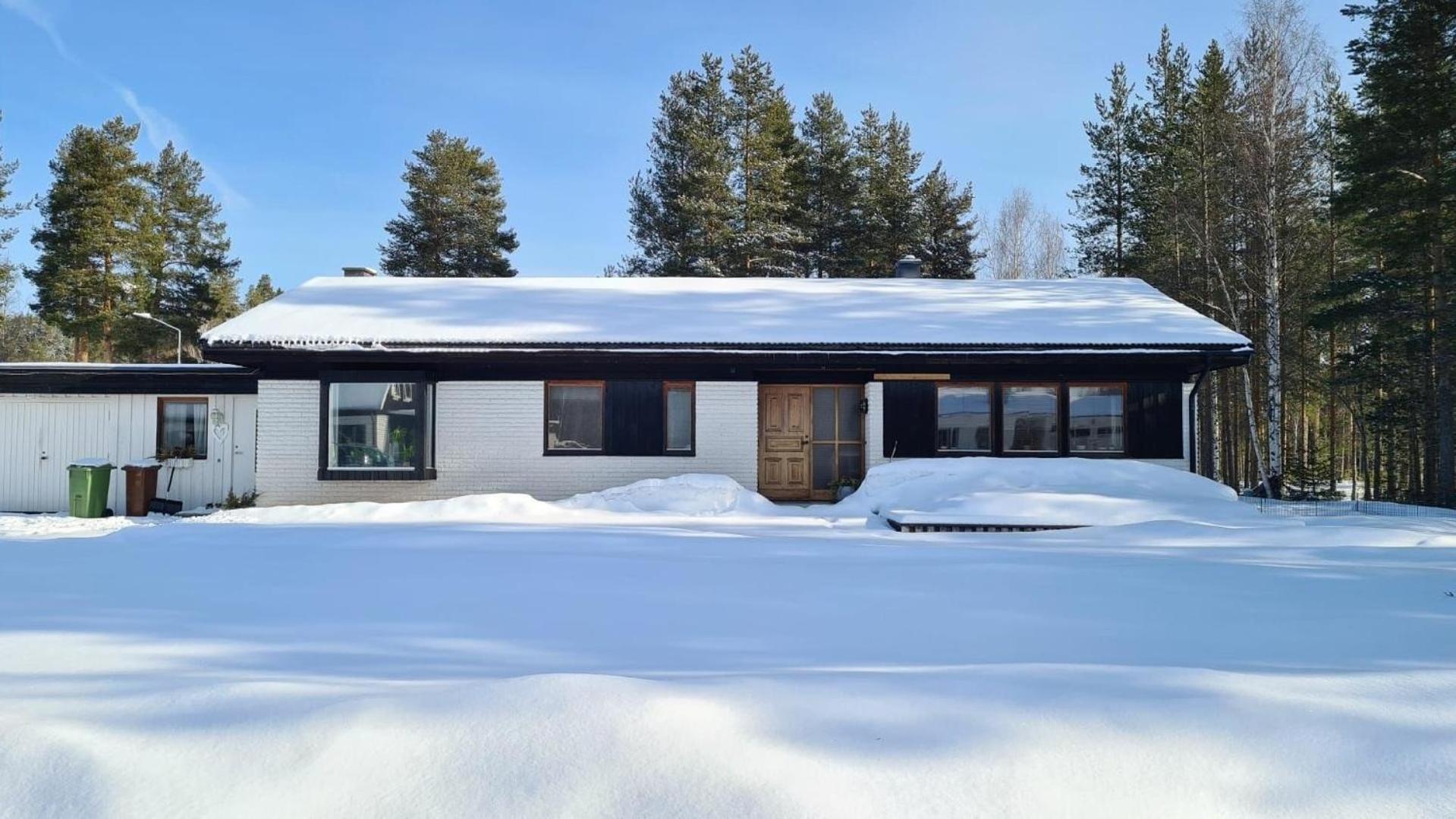 Villa Eni, Ferienhaus In Vidsel Mit Sauna, Garten Und Gemutlicher Grillhutte Exteriér fotografie